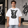 T-shirt blanc unisexe avec le visuel Hoodie Chihuahua – Winshirt