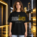 T-shirt noir unisexe avec le visuel One Life – Winshirt